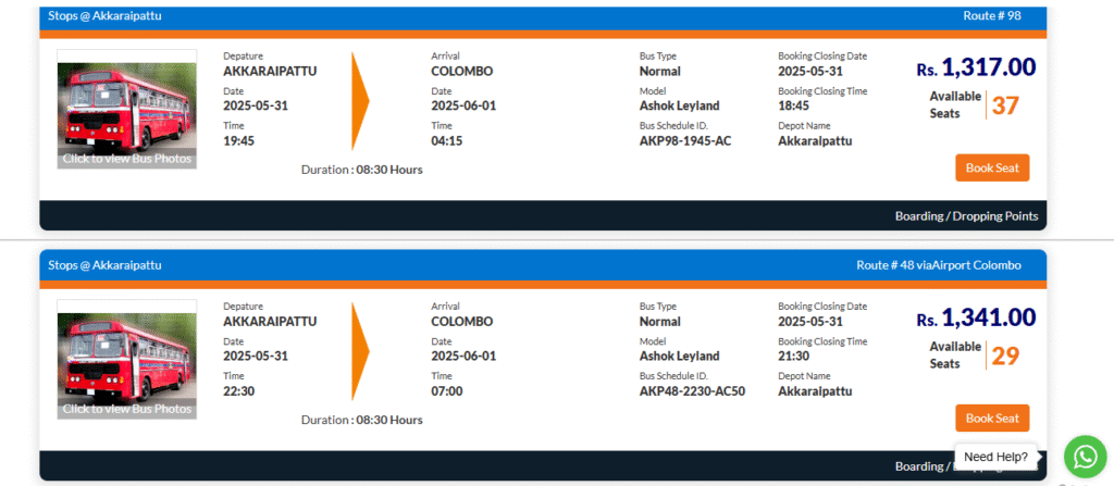 Book Your SLTB eSeat Online– Fast, Easy & Secure!